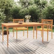 vidaXL Bataviabord 150x90x75 cm massiv teak