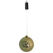 Luxform Batteridriven hänglampa LED Ball Swirl guld