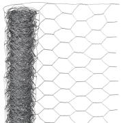 Nature Ståltrådsnät hexagonalt 1x5 m 40 mm galvaniserat stål