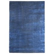vidaXL Tvättbar matta vikbar marinblå 200x300 cm polyester