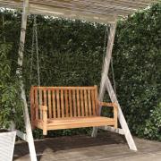 vidaXL Hammock massiv teak 114x60x64 cm