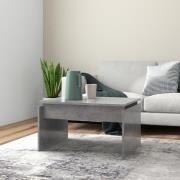 vidaXL Soffbord betonggrå 68x50x38 cm konstruerat trä