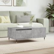 vidaXL Soffbord betonggrå 90x50x36,5 cm konstruerat trä