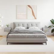 vidaXL Väggmonterade sängbord 2 st grå sonoma 35x35x20 cm