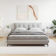 vidaXL Väggmonterade sängbord 2 st vit 35x35x20 cm