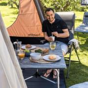 Travellife Hopfällbar campingstol Barletta Comfort L svart