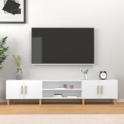 vidaXL TV-skåp vit 180x31,5x40 cm konstruerat trä