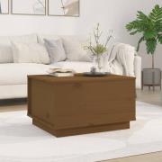 vidaXL Soffbord honungsbrun 60x50x35 cm massiv furu