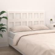 vidaXL Sänggavel vit 205,5x4x100 cm massiv furu