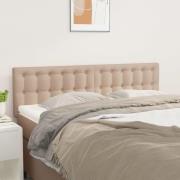 vidaXL Sänggavlar cappuccino 144x5x78/88 cm konstläder