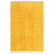 vidaXL Kelimmatta bomull 120x180 cm med mönster gul