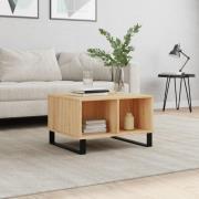 vidaXL Soffbord sonoma-ek 60x50x36,5 cm konstruerat trä