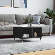 vidaXL Soffbord svart 60x50x36,5 cm konstruerat trä