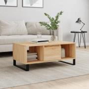 vidaXL Soffbord sonoma-ek 90x50x36,5 cm konstruerat trä