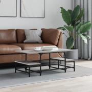 vidaXL Soffbord grå sonoma 100x50,5x40 cm konstruerat trä