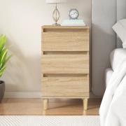 vidaXL Sängbord sonoma-ek 40x35x70 cm konstruerat trä