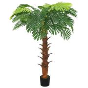 vidaXL Konstväxt kottepalm med kruka 160 cm grön