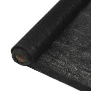 vidaXL Insynsskyddsnät HDPE 2x50 m svart 150 g/m²