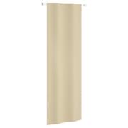 vidaXL Balkongskärm beige 80x240 cm oxfordtyg