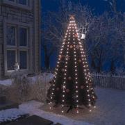 vidaXL Ljusnät för julgran 250 LED 250 cm