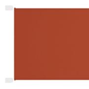 vidaXL Markis vertikal terrakotta 60x1200 cm oxfordtyg