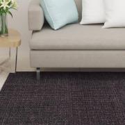 vidaXL Matta naturlig sisal 100x300 cm svart