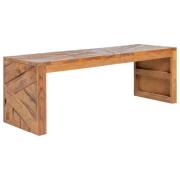 vidaXL Tv-bänk 110x60x38 cm massiv teak