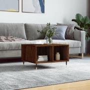 vidaXL Soffbord brun ek 60x50x36,5 cm konstruerat trä