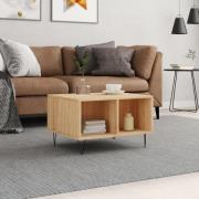 vidaXL Soffbord sonoma-ek 60x50x36,5 cm konstruerat trä