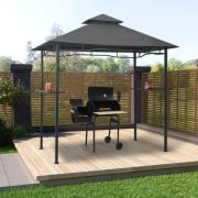 vidaXL Grilltält 240x150x255 cm antracit stål