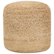 vidaXL Handgjord sittpuff 40x45 cm jute