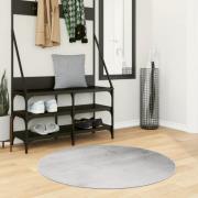 vidaXL Matta IZA kort lugg skandinavisk look grå Ø 100 cm