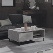 vidaXL Soffbord betonggrå 90x60x35 cm konstruerat trä