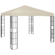 vidaXL Paviljong 3x3 m gräddvit