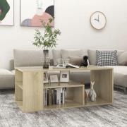 vidaXL Soffbord Sonoma ek 100x50x40 cm konstruerat trä