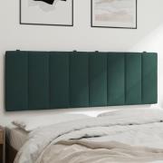 vidaXL Dyna till huvudgavel mörkgrön 140 cm sammet