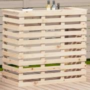 vidaXL Barbord 113,5x50x103 cm massiv furu