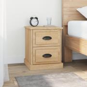 vidaXL Sängbord 2 st sonoma-ek 39x39x47,5 cm konstruerat trä