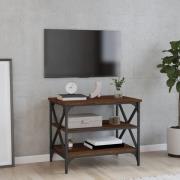 vidaXL Tv-bänk brun ek 60x40x50 cm konstruerat trä