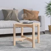 vidaXL Soffbord Ø 62,5x45 cm massiv furu