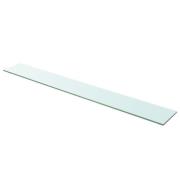 vidaXL Hyllplan glas genomskinlig 110x15 cm