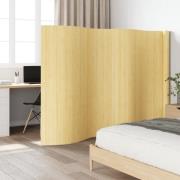 vidaXL Rumsavdelare ljus naturlig 165x600 cm bambu