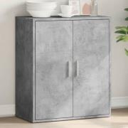 vidaXL Skänk betonggrå 79x38x80 cm konstruerat trä