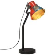 vidaXL Skrivbordslampa 25 W flerfärgad 17x17x60 cm E27