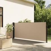 vidaXL Indragbar sidomarkis beige 100x300 cm