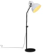 vidaXL Golvlampa 25 W vit 30x30x90-150 cm E27