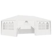 vidaXL Professionellt partytält med väggar 4x6 m vit 90 g/m²