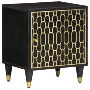 vidaXL Nattduksbord 40x33x46 cm massivt mangoträ