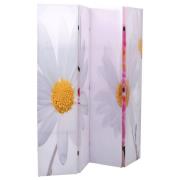 vidaXL Vikbar rumsavdelare 160x170 cm blomma