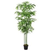 vidaXL Konstväxt bambu 864 blad 180 cm grön